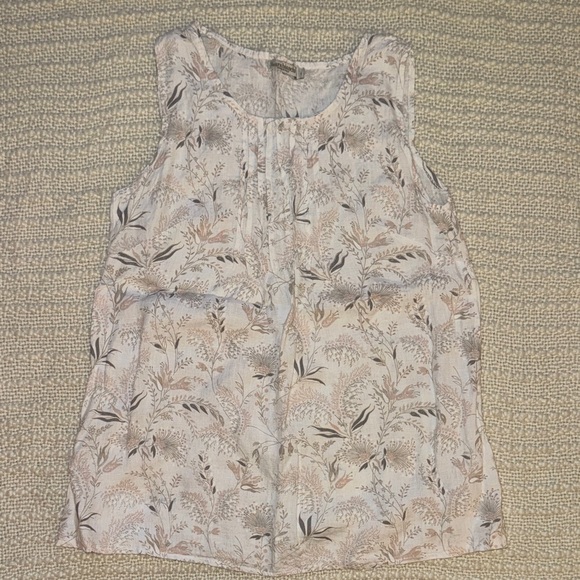 Laura Bianchi Tops - Made in Italy Sleeveless Blouse Laura Bianchi - Cream